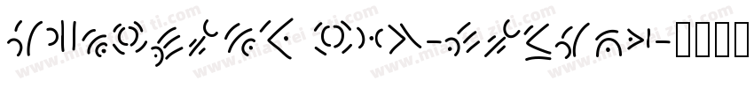 PMingLIU New-Glyphs字体转换